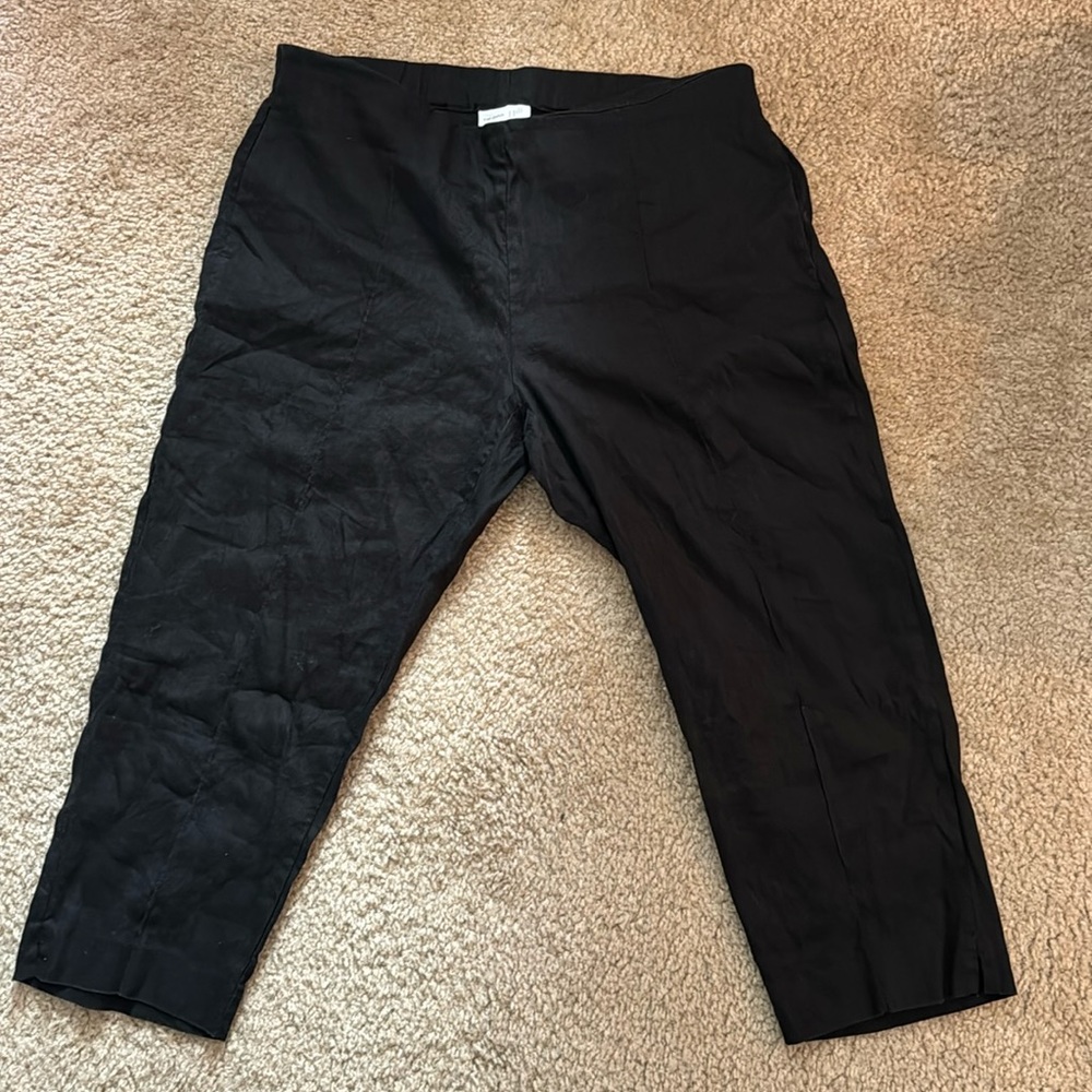 J jill medium capri linen pants